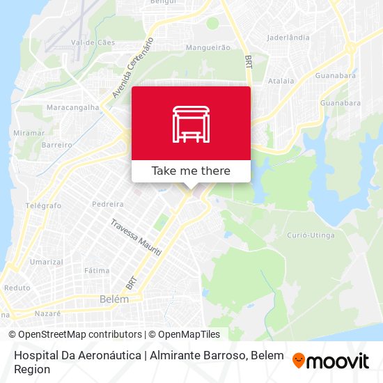 Mapa Hospital Da Aeronáutica | Almirante Barroso