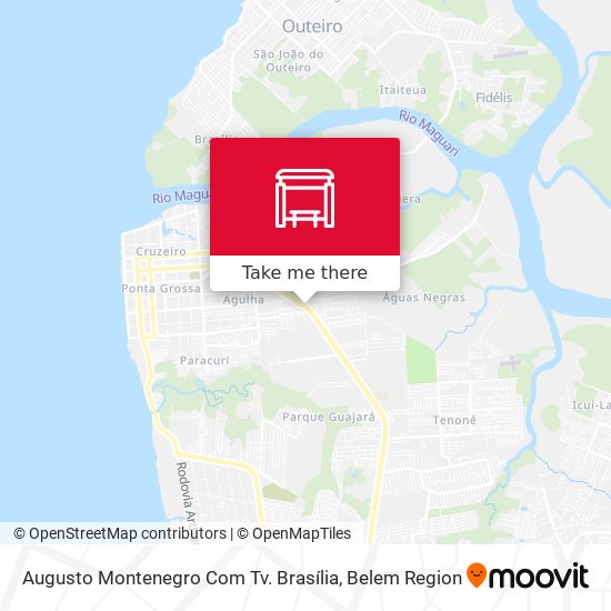 Augusto Montenegro Com Tv. Brasília map