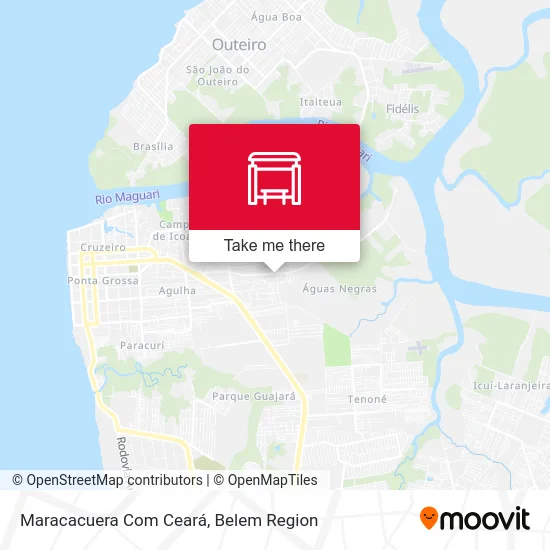 Maracacuera Com Ceará map