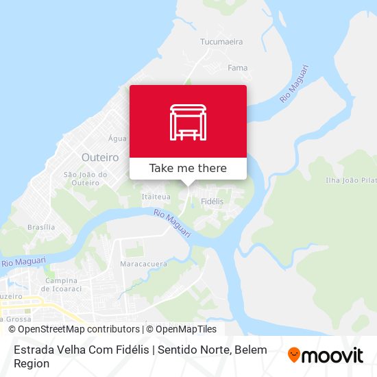 Estrada Velha Com Fidélis | Sentido Norte map