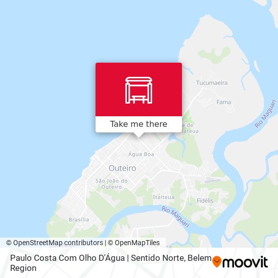 Paulo Costa Com Olho D'Água | Sentido Norte map