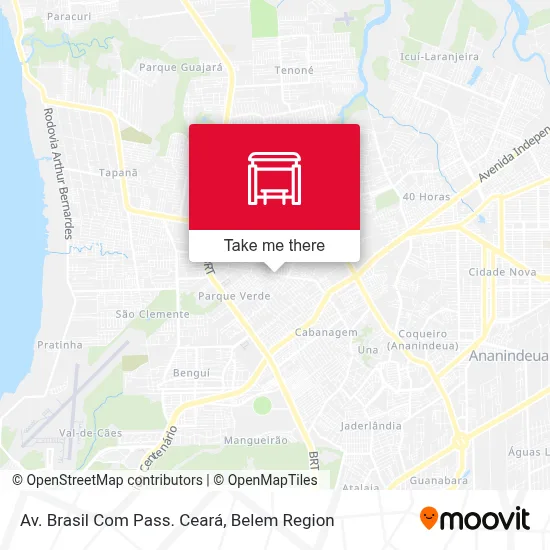 Av. Brasil Com Pass. Ceará map