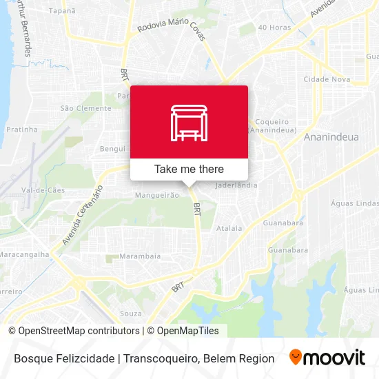 Bosque Felizcidade | Transcoqueiro map