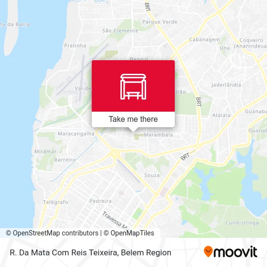 R. Da Mata Com Reis Teixeira map