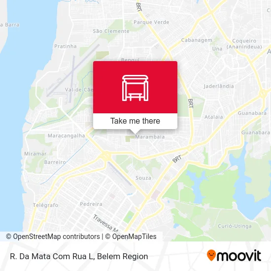 R. Da Mata Com Rua L map