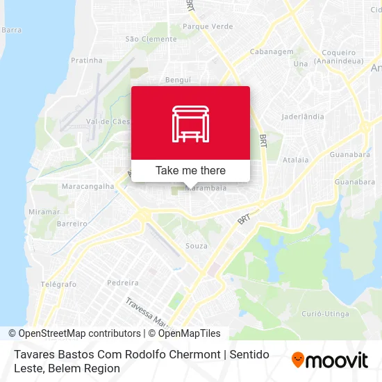 Tavares Bastos Com Rodolfo Chermont | Sentido Leste map