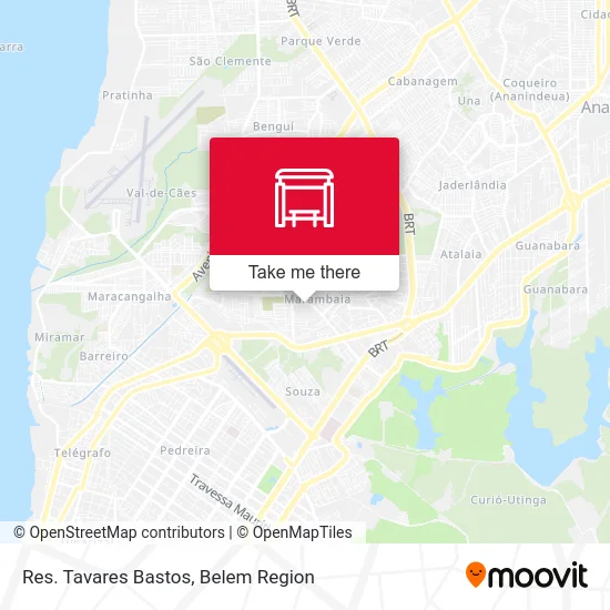 Res. Tavares Bastos map
