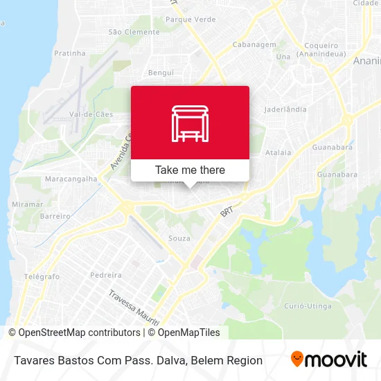 Tavares Bastos Com Pass. Dalva map