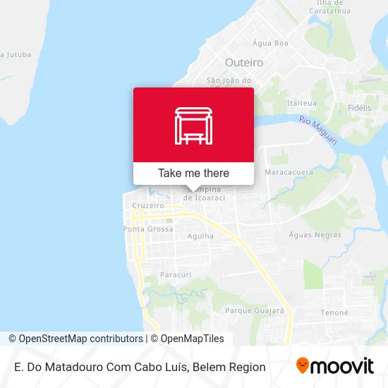 E. Do Matadouro Com Cabo Luís map