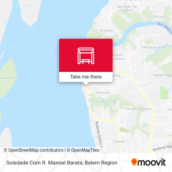 Soledade Com R. Manoel Barata map