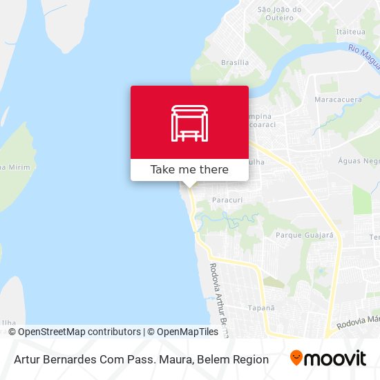 Artur Bernardes Com Pass. Maura map