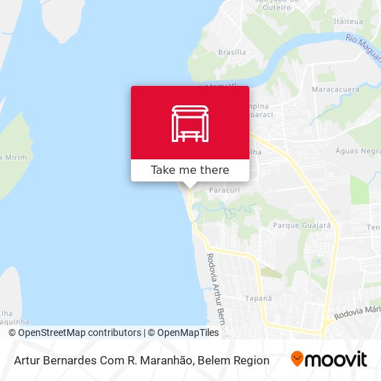 Artur Bernardes Com R. Maranhão map
