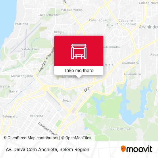 Av. Dalva Com Anchieta map