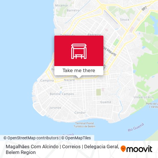 Mapa Magalhães Com Alcindo | Correios | Delegacia Geral