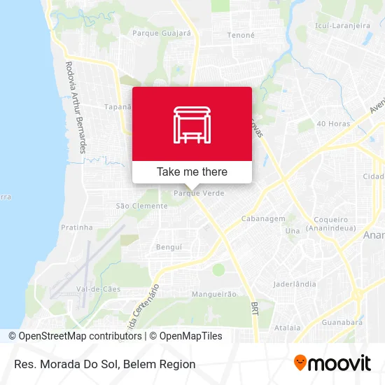 Res. Morada Do Sol map