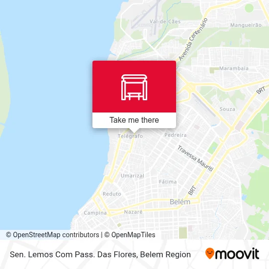 Sen. Lemos Com Pass. Das Flores map