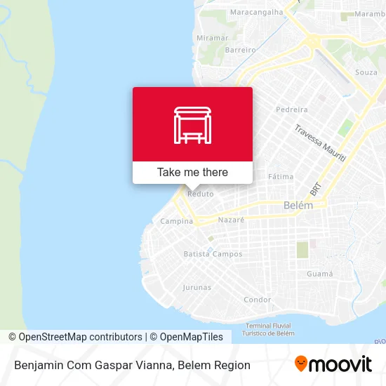 Benjamin Com Gaspar Vianna map