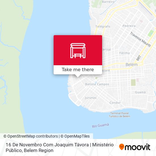 16 De Novembro Com Joaquim Távora | Ministério Público map