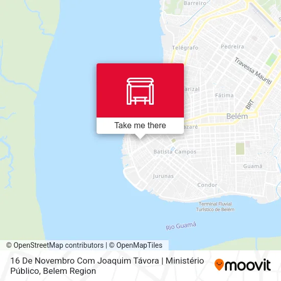 Mapa 16 De Novembro Com Joaquim Távora | Ministério Público