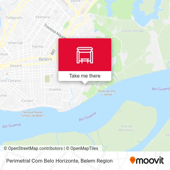 Perimetral Com Belo Horizonte map