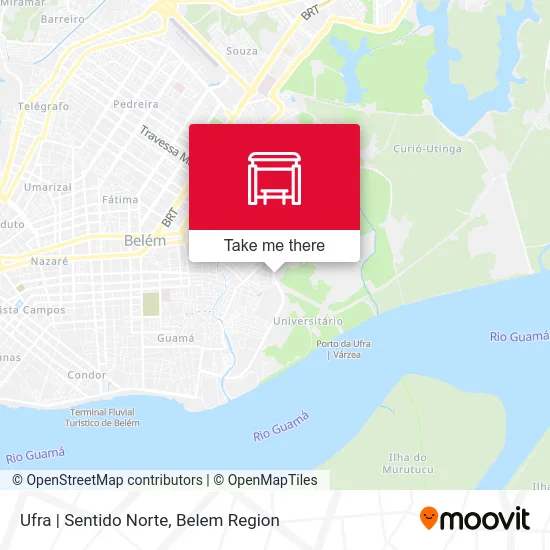 Ufra | Sentido Norte map