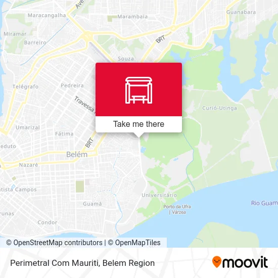 Perimetral Com Mauriti map