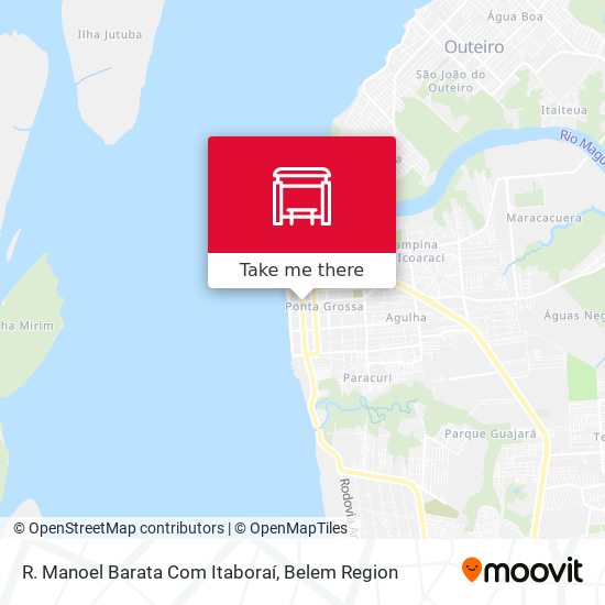 R. Manoel Barata Com Itaboraí map