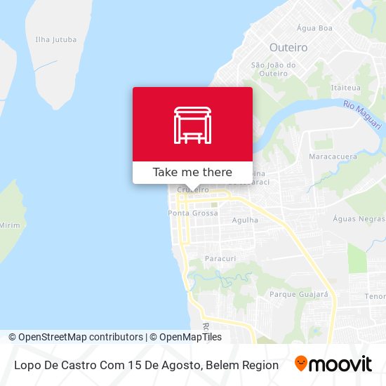 Lopo De Castro Com 15 De Agosto map