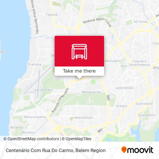 Centenário Com Rua Do Carmo map