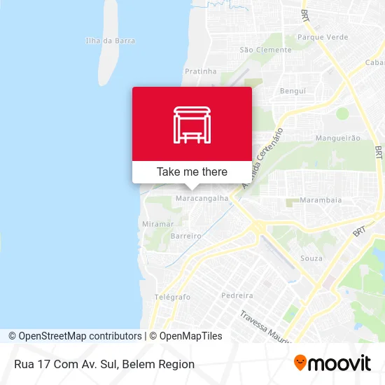 Rua 17 Com Av. Sul map