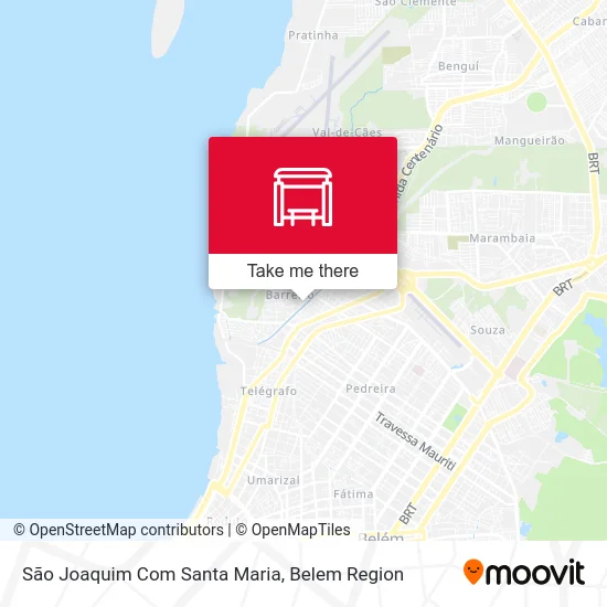 São Joaquim Com Santa Maria map