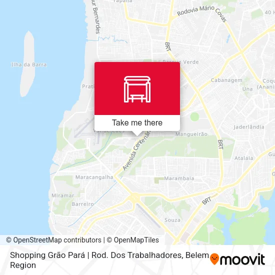 Shopping Grão Pará | Rod. Dos Trabalhadores map