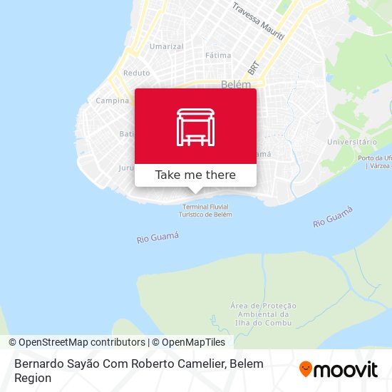Bernardo Sayão Com Roberto Camelier map