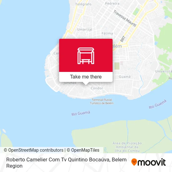 Roberto Camelier Com Tv Quintino Bocaúva map