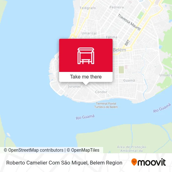 Roberto Camelier Com São Miguel map