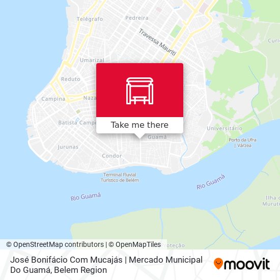 Mapa José Bonifácio Com Mucajás | Mercado Municipal Do Guamá