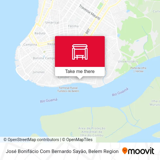 José Bonifácio Com Bernardo Sayão map