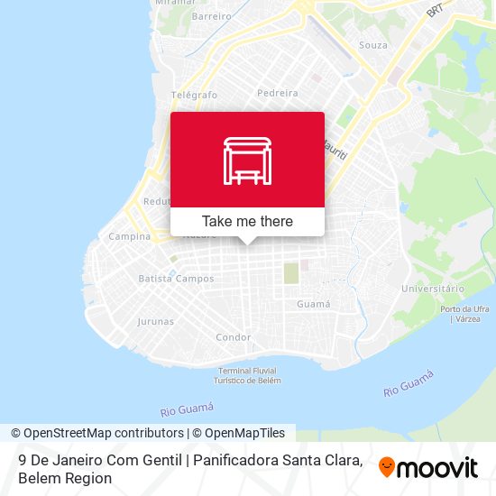 Mapa 9 De Janeiro Com Gentil | Panificadora Santa Clara