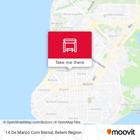 14 De Março Com Bernal map