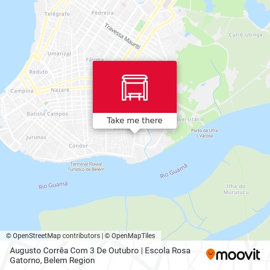 Augusto Corrêa Com 3 De Outubro | Escola Rosa Gatorno map