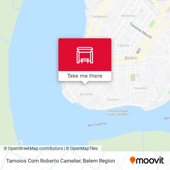 Tamoios Com Roberto Camelier map
