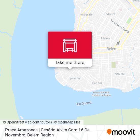 Mapa Praça Amazonas | Cesário Alvim Com 16 De Novembro