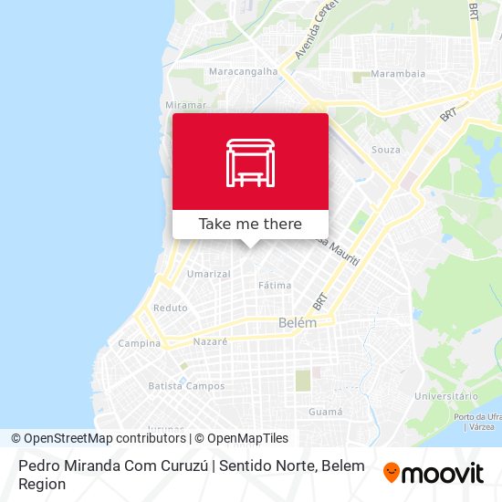 Mapa Pedro Miranda Com Curuzú | Sentido Norte