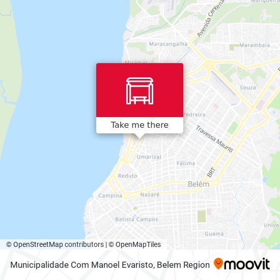 Mapa Municipalidade Com Manoel Evaristo