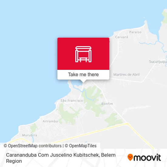 Carananduba Com Juscelino Kubitschek map