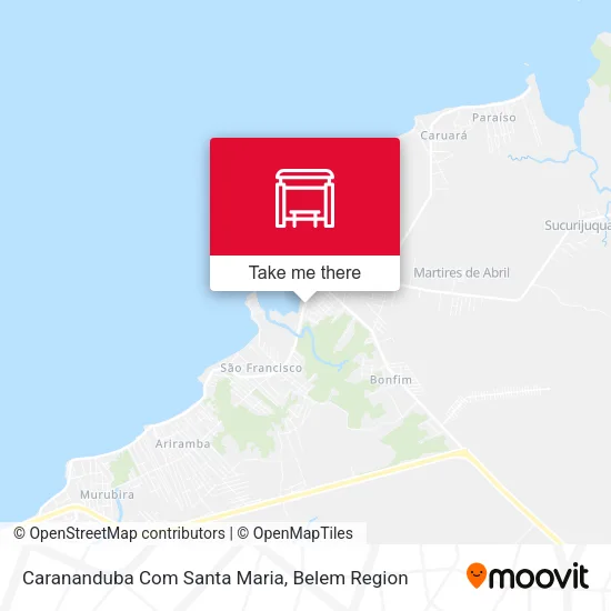 Carananduba Com Santa Maria map