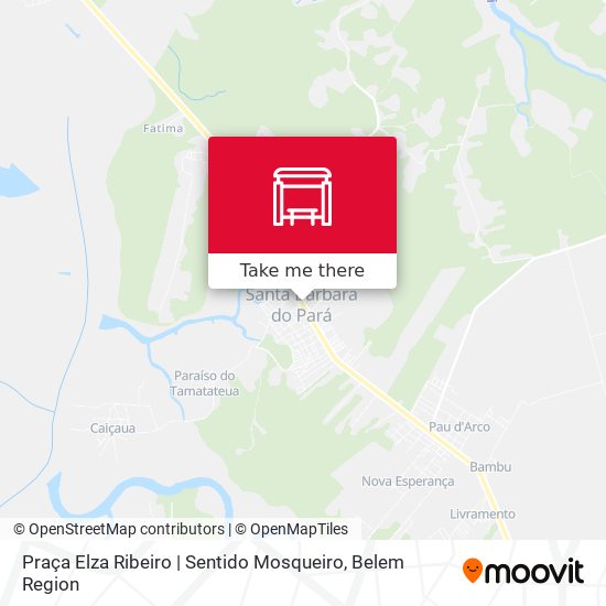 Praça Elza Ribeiro | Sentido Mosqueiro map
