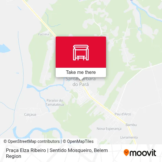 Praça Elza Ribeiro | Sentido Mosqueiro map