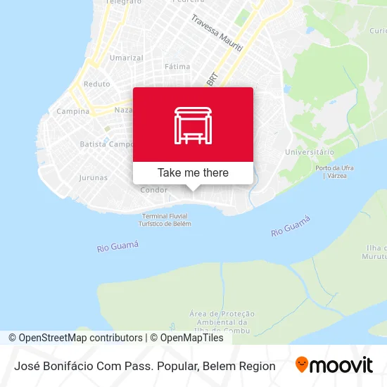 José Bonifácio Com Pass. Popular map