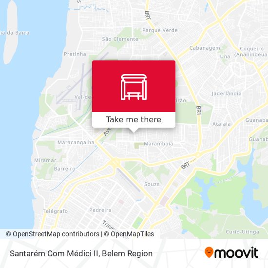 Santarém Com Médici II map